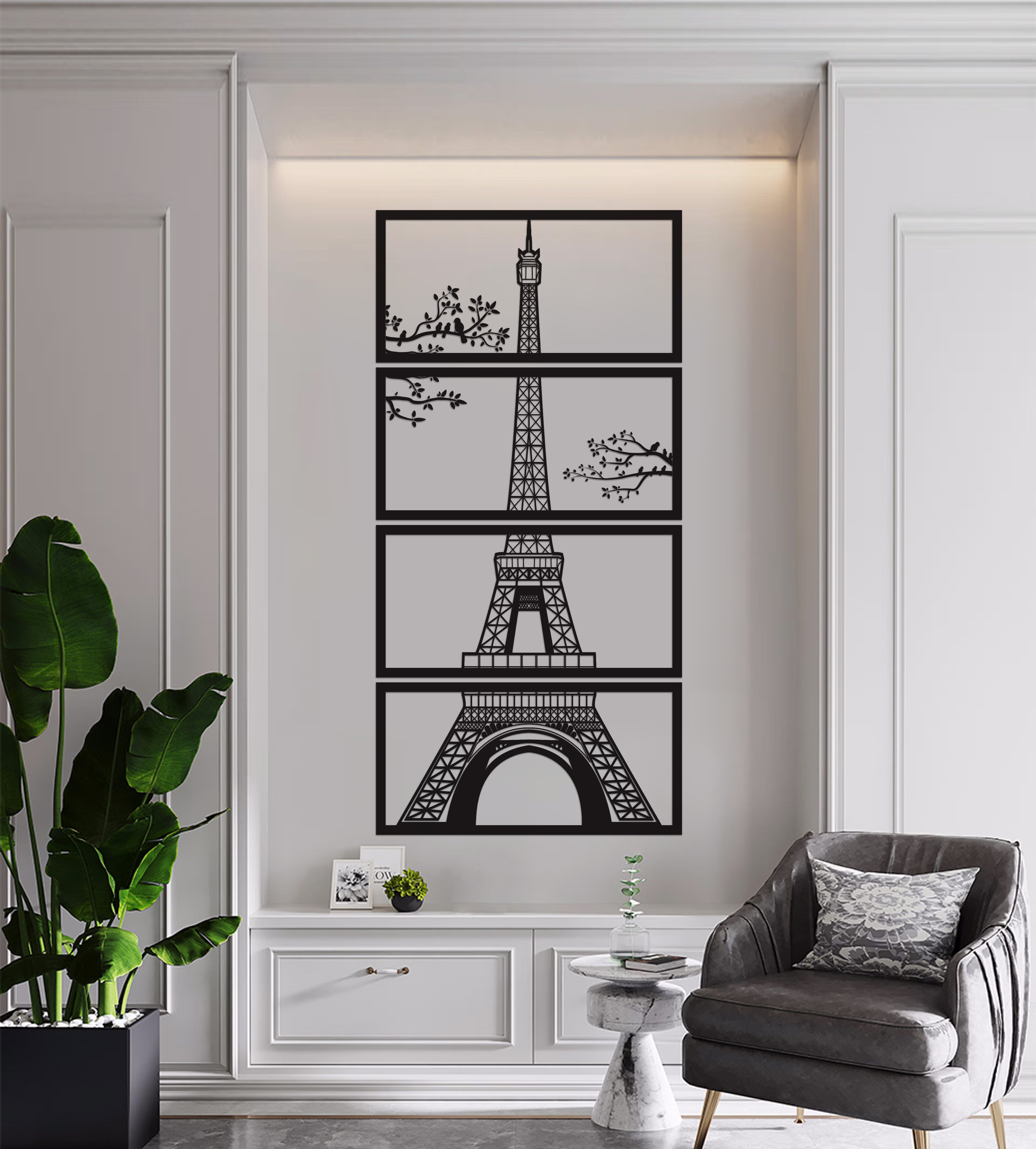 Eiffel Tower Wall Decor