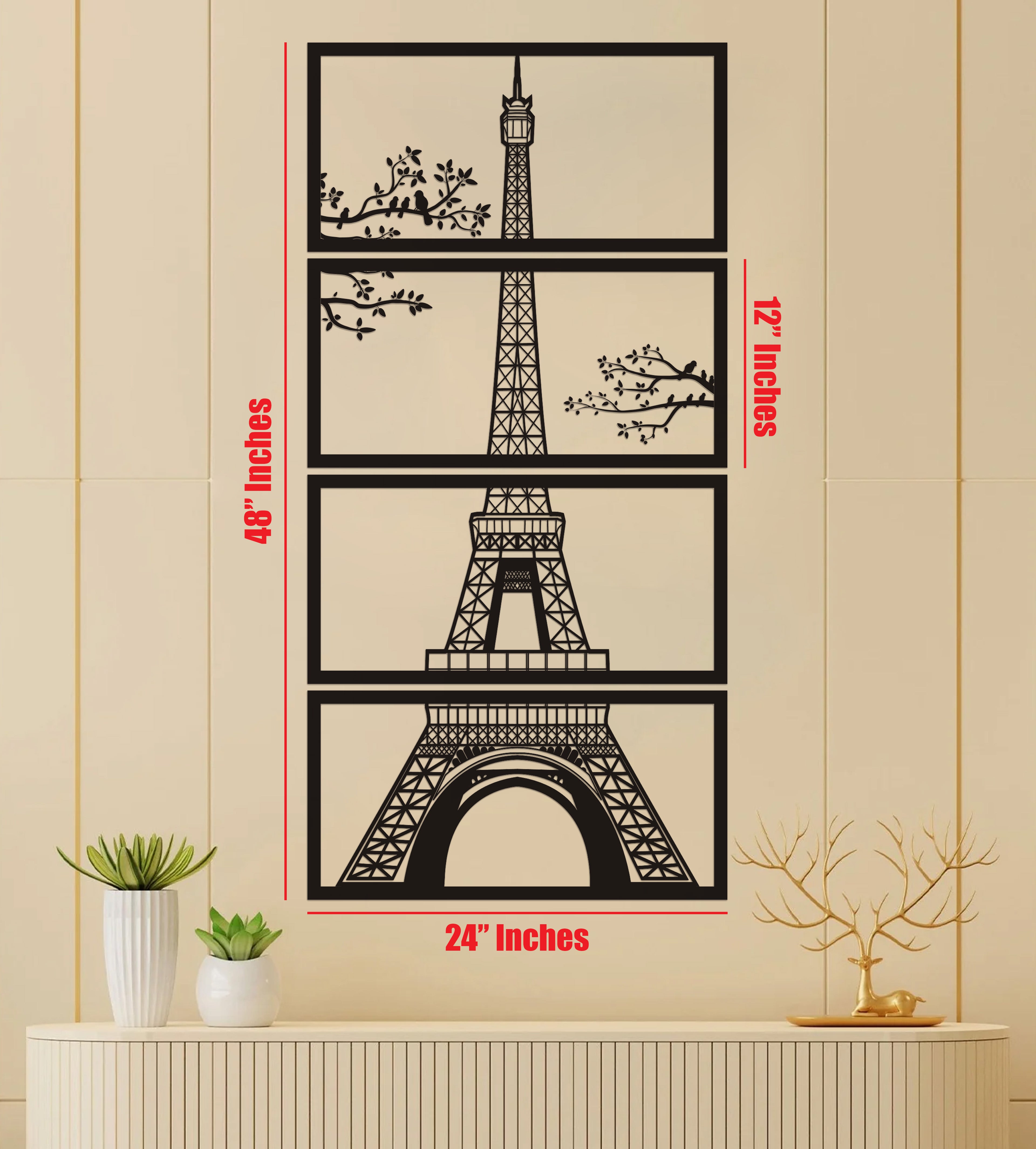 Eiffel Tower Wall Decor